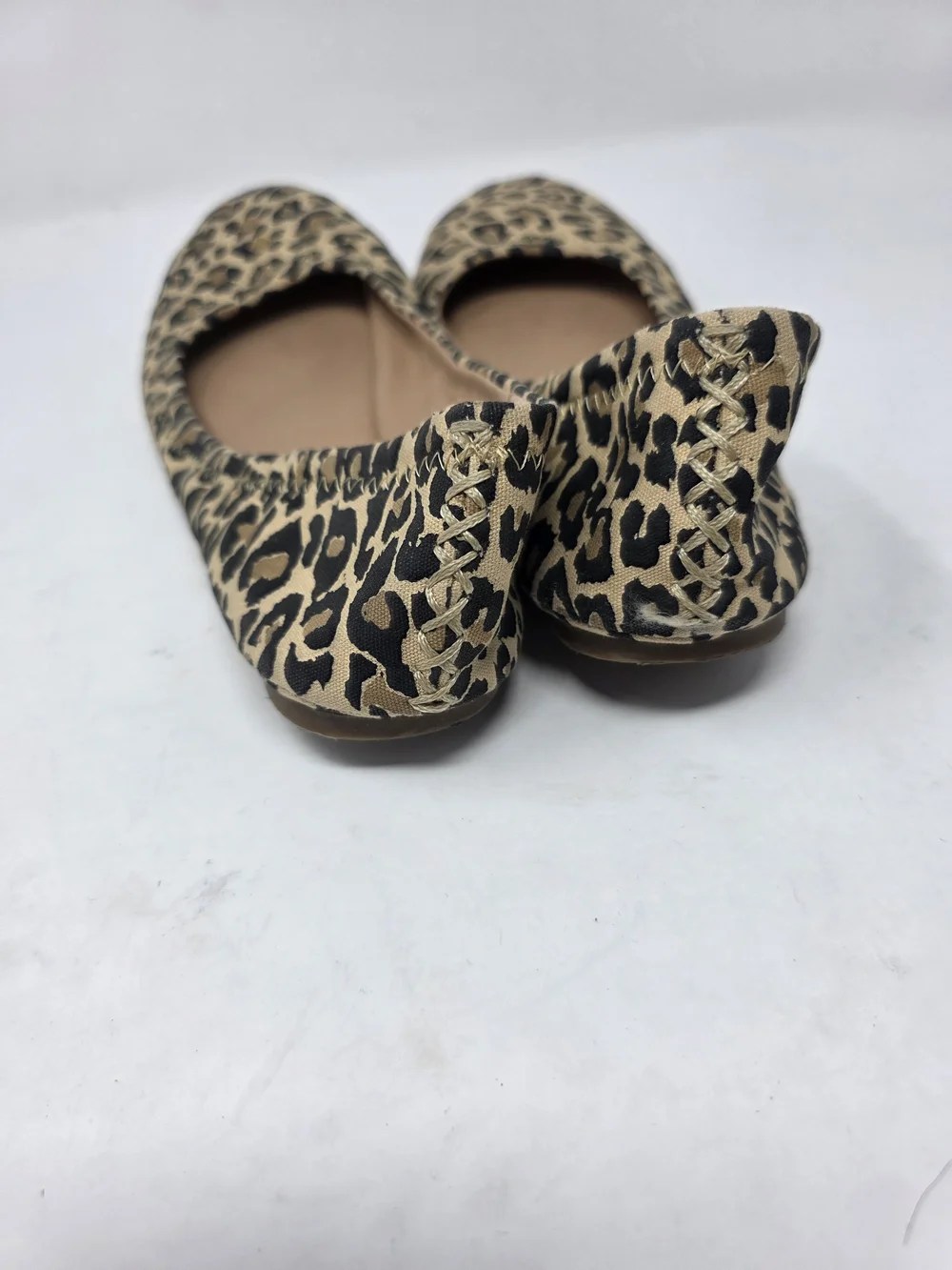 Lucky Brand Leopard Print Ballet Flats Women’s 9/40 Animal Print Slip On Shoe